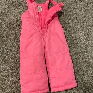 Carter’s Pink snow pants size 18 months